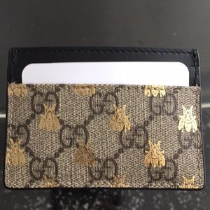 GG Supreme bees card case - authentic